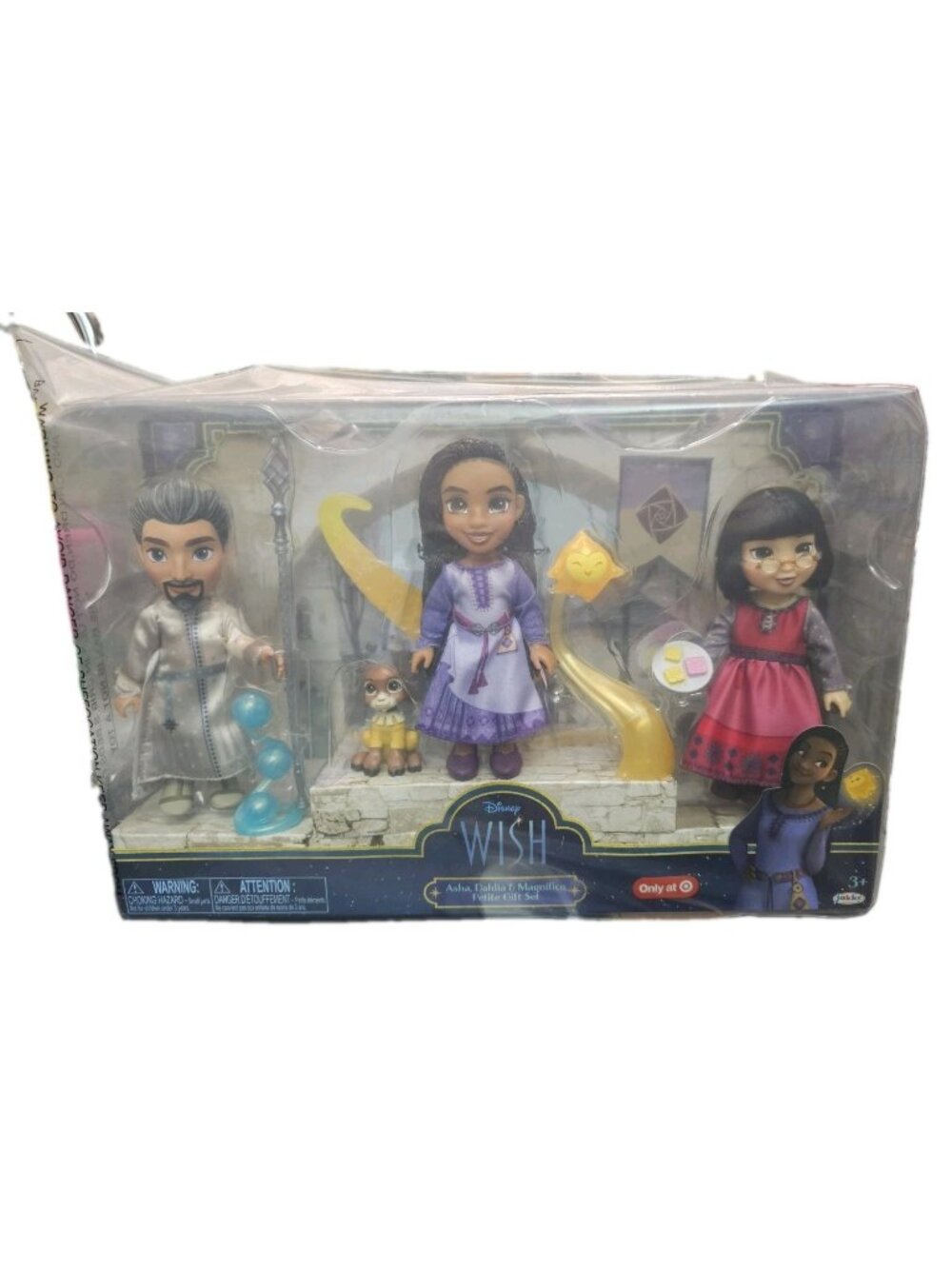 Disney Wish Asha Dahlia & Magnifico Petite Doll Gift Set New In Box